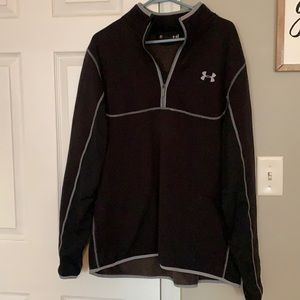 Under Armour Black Fleece Half Zip Pullover